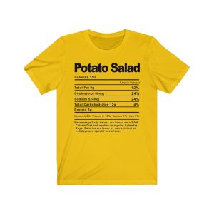 Potato Salad Nutrition Facts T-SHIRT | Holiday T-Shirt | Unisex – Men & Women’s Tee - Image 7