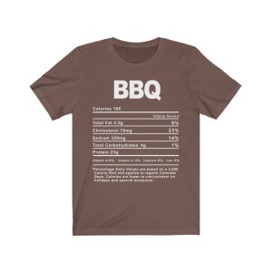 BBQ Nutrition Facts T-SHIRT | Holiday T-Shirt | Unisex - Men & Women’s Tee - Image 5